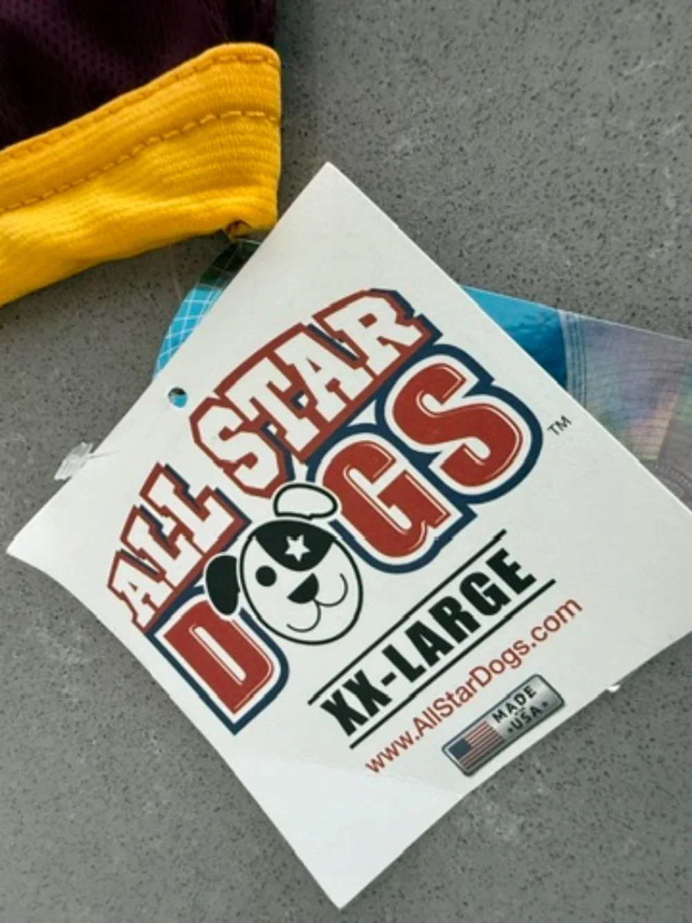All Star Dogs new tag